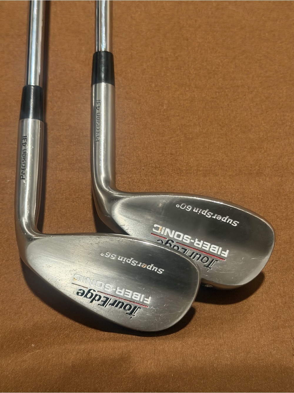 Tour Edge Fiber-Sonic SuperSpin Wedge Set - 56Β° Sand Wedge & 60Β° Lob Wedge RH